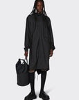 DW2-18140 Impermeabile Parka Fishtail Black Woman