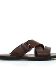 6331 Ciabatta Fibbia Marrone
