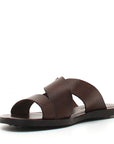 6331 Ciabatta Fibbia Marrone