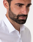 W3-UVAF52 Camicia Slim Bianca Man
