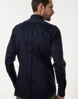 W3-UVAF52 Camicia Slim Nera Man