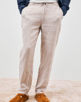 US3-Pantalone Chino Portofino Lino Hazelnut Man