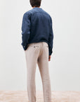 US3-Pantalone Chino Portofino Lino Hazelnut Man