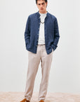 US3-Pantalone Chino Portofino Lino Hazelnut Man