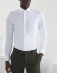 US3-182 Camicia Oxford Open Bianco Man