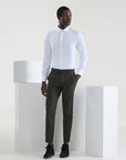 US3-182 Camicia Oxford Open Bianco Man