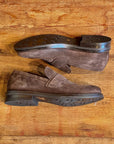 01 Mocassino Baseet Velour Ebano