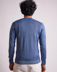 W5-0002 Maglia Lana Girocollo Avio23 Man