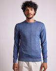 W5-0002 Maglia Lana Girocollo Avio23 Man