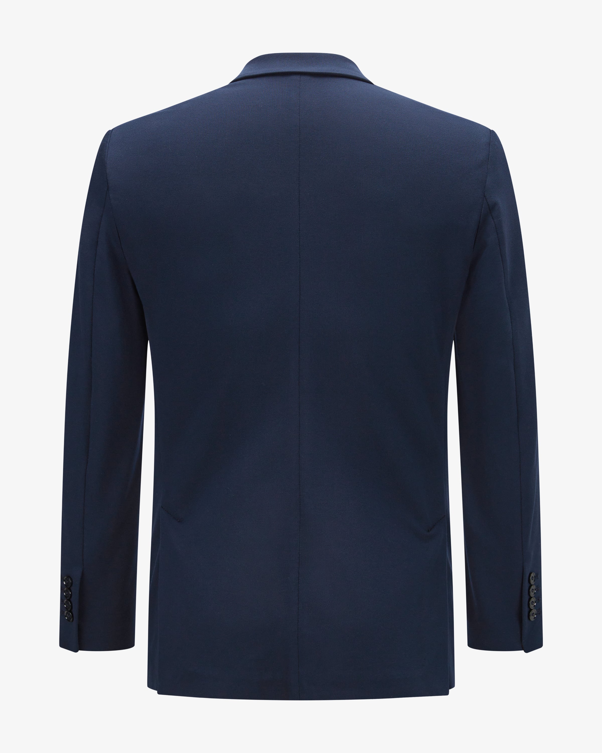 SU4-4249 Giacca Monopetto Piquet Navy Blue Man