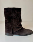 W5-9531 Tronchetto Ghetta Velour Tmoro