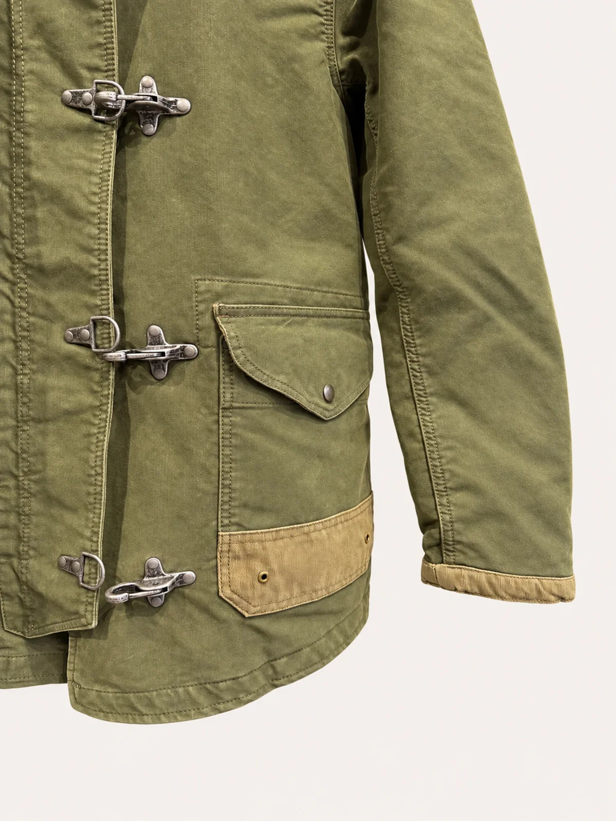 W6-BEDFORD Giacca Fireman Jungle Cloth Military Green Man