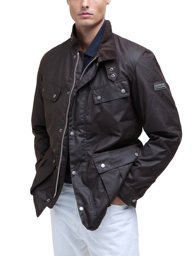 W6-2140 Giacca DUKE Tourer Wax Rustic