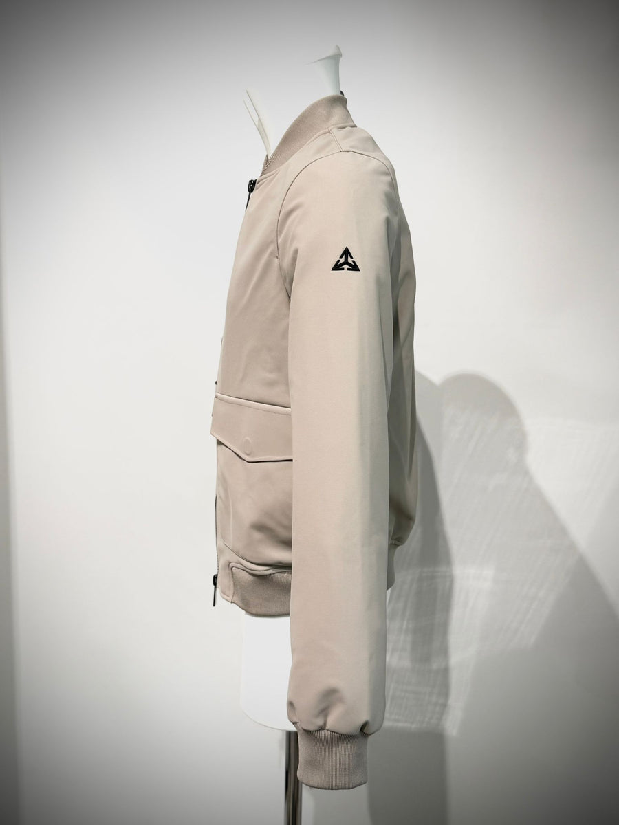 W5-0060 BOMBER ZIP Tasconi Beige Man
