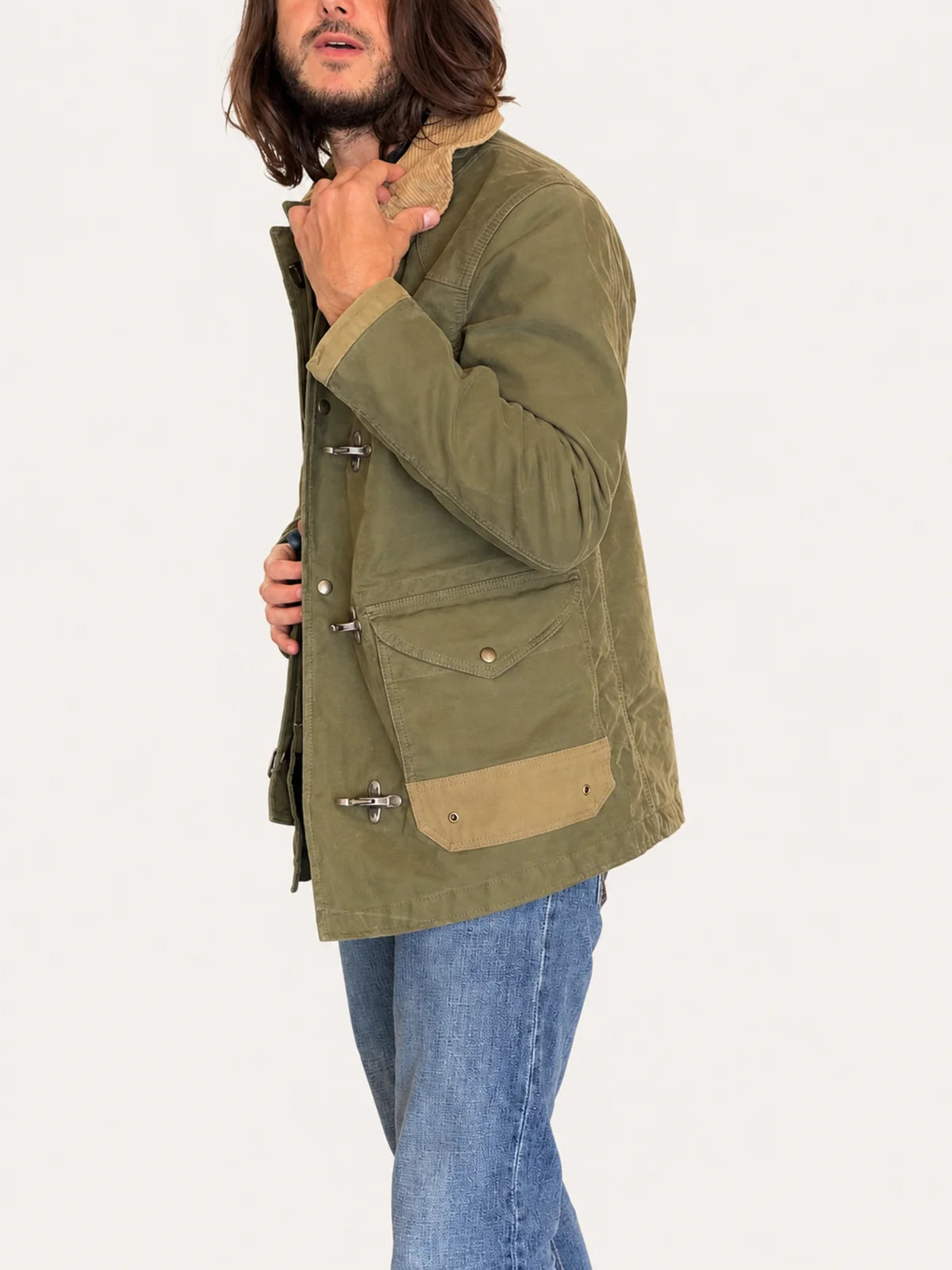 W6-BEDFORD Giacca Fireman Jungle Cloth Military Green Man