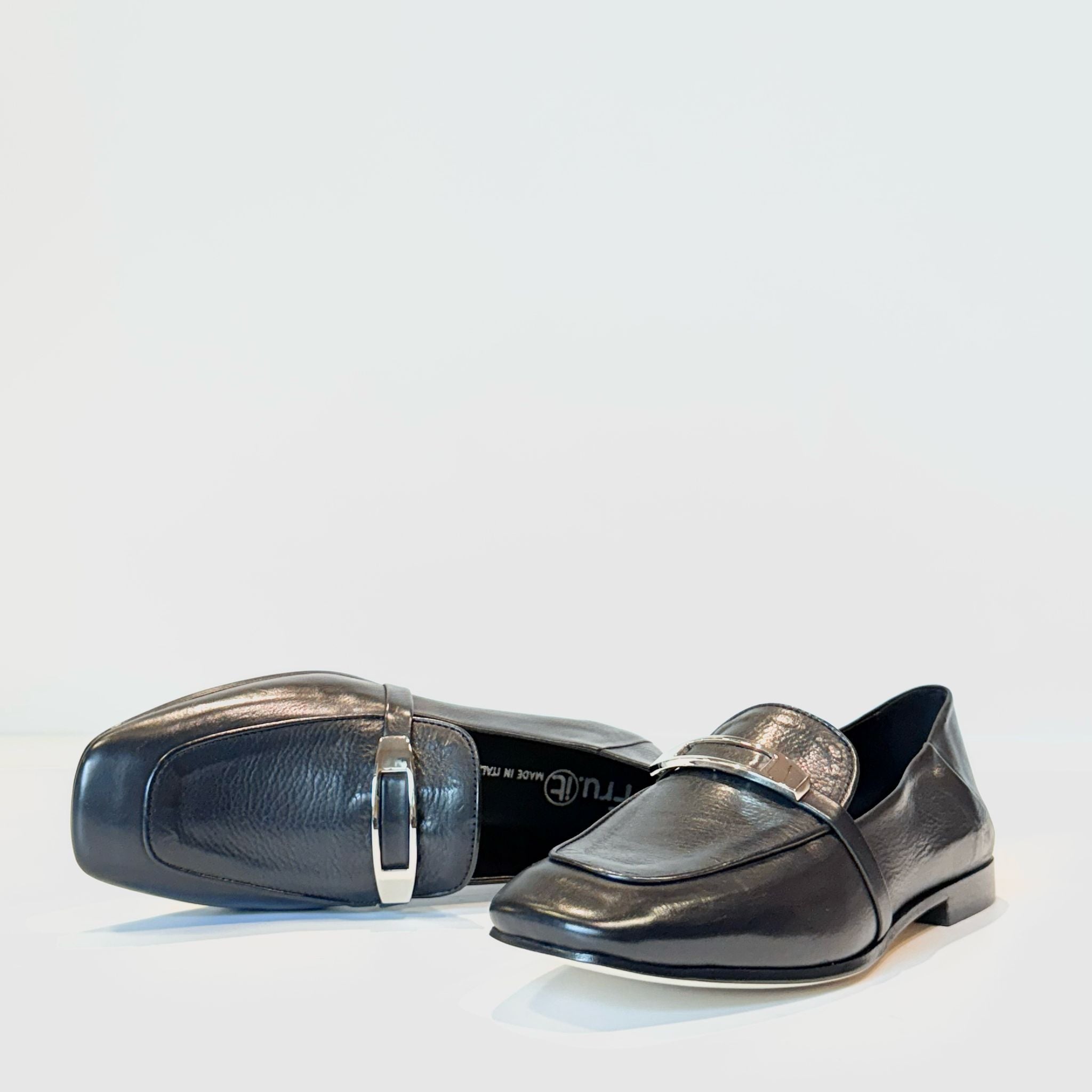 S5-9104 Mocassino Fibbia Nero