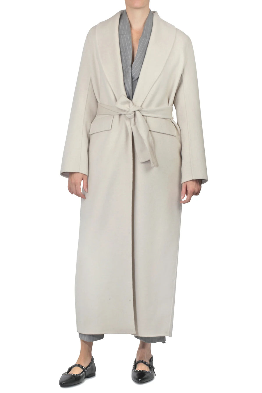 W4-35068 Cappotto lungo Latte