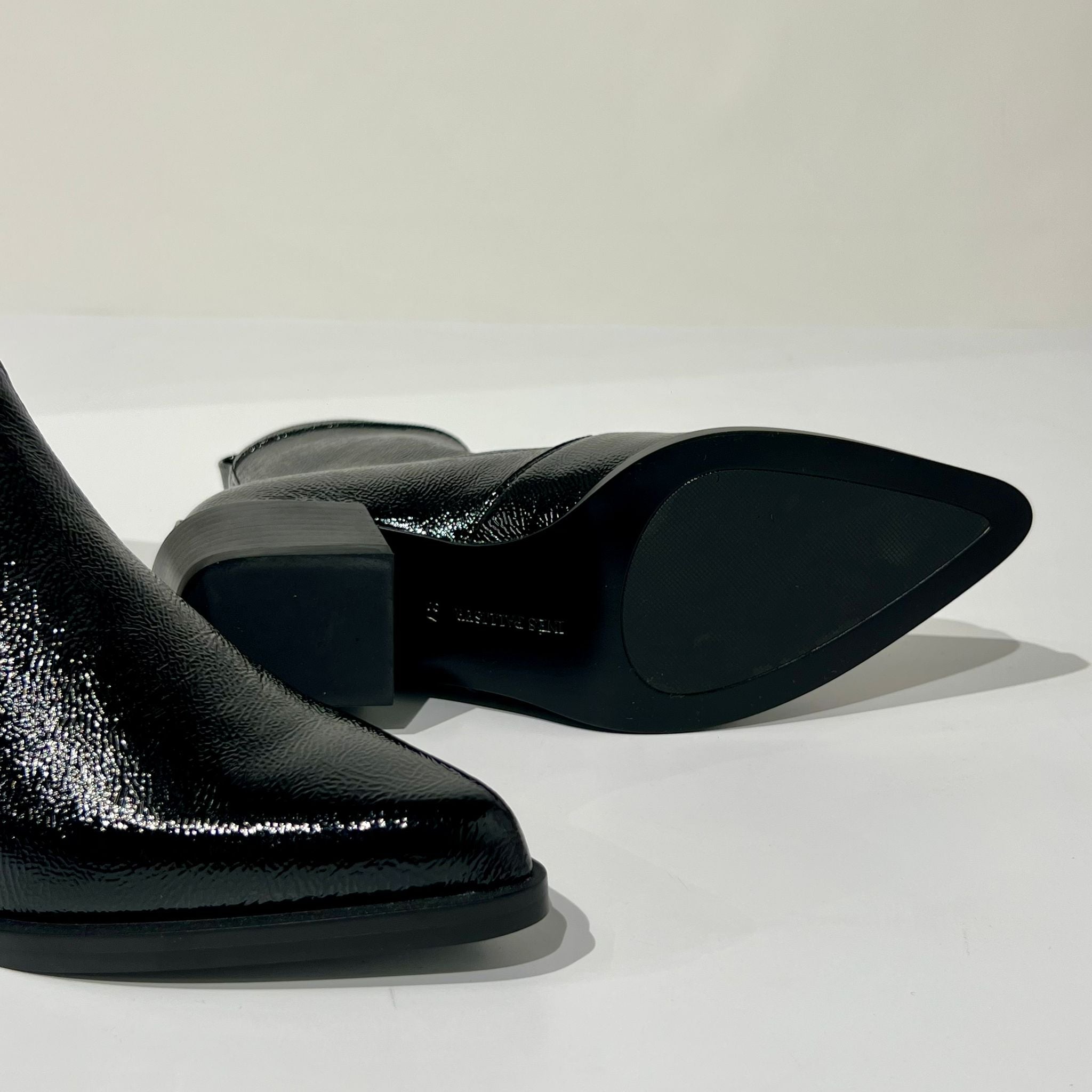 W5-90049 Stivaletto Texano Stretch Nero