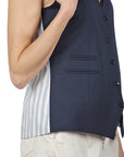 SD4-D3029 Gilet Jersey Prugna Woman