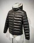 W5-0004 Giubbotto Reversibile Cappuccio Ghiaccio/Nero Man