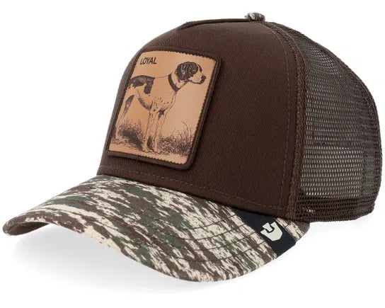 W6-3197 TRUCKER Engraved Camo Loyal Dog CAM01