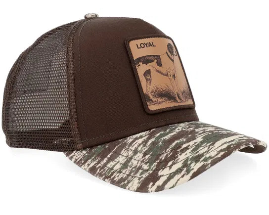 W6-3197 TRUCKER Engraved Camo Loyal Dog CAM01
