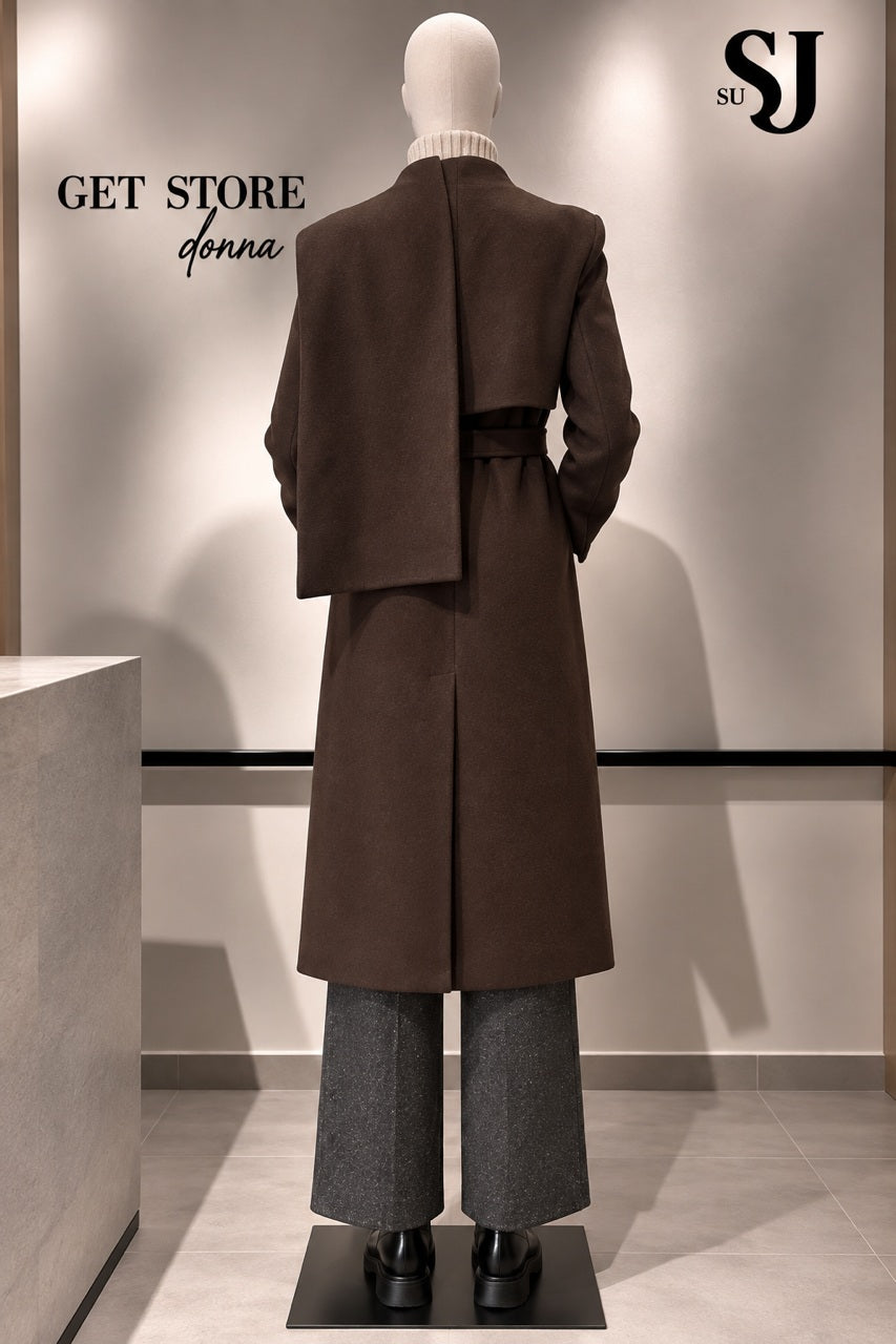 W6-A001 Cappotto Moka