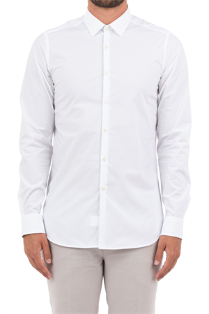 W3-UVAF52 Camicia Slim Bianca Man