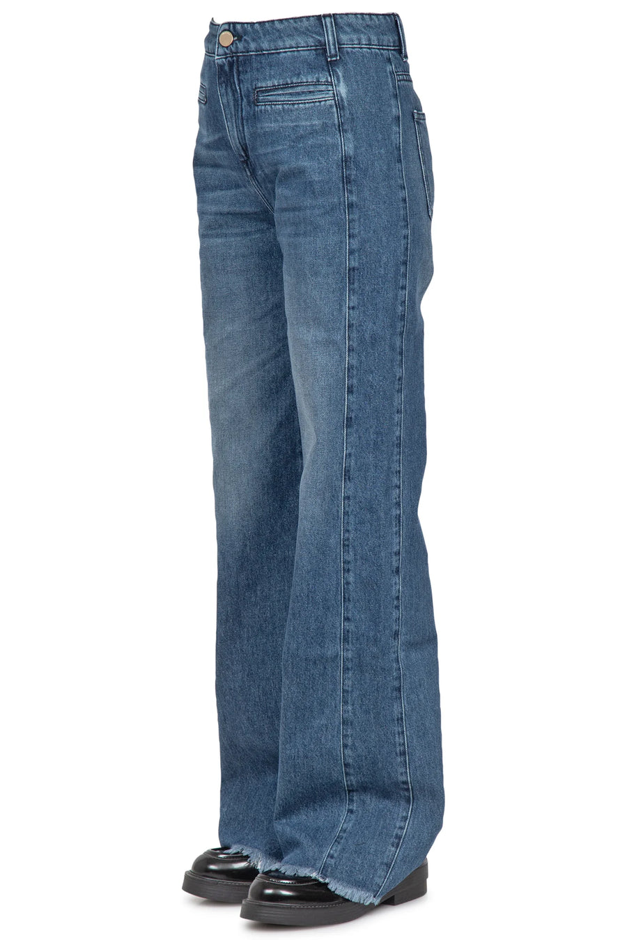 W4-26013 Jeans Wide Sfrangiato