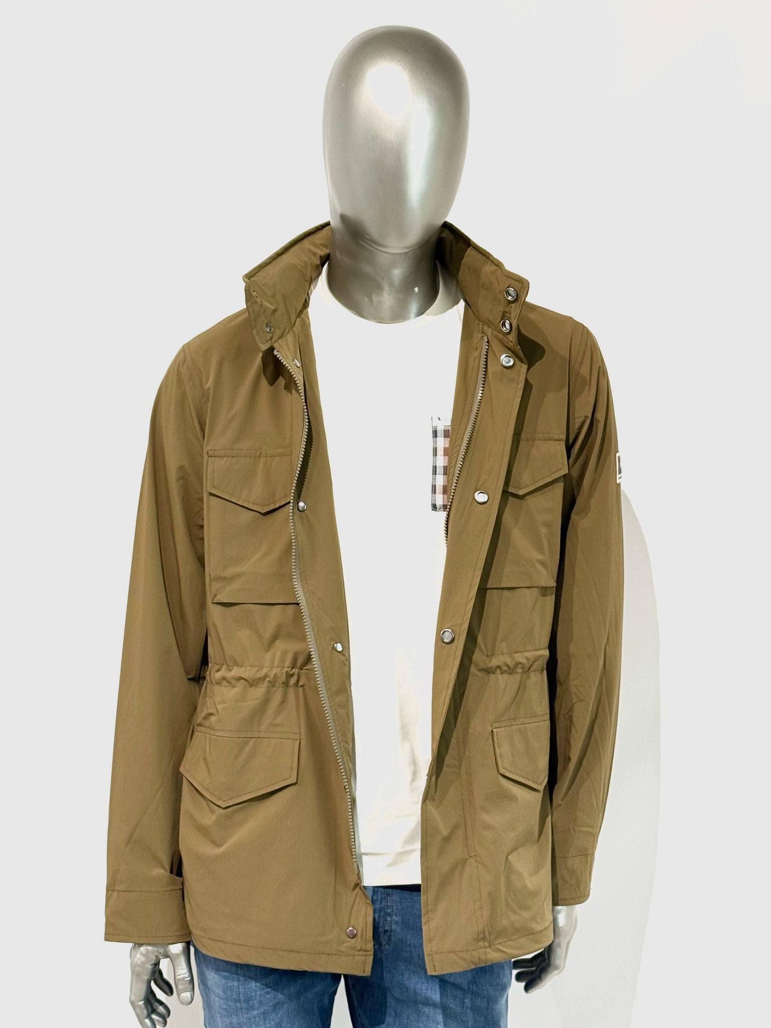 US5-JK010 Field Jacket Stretch Army Green Man