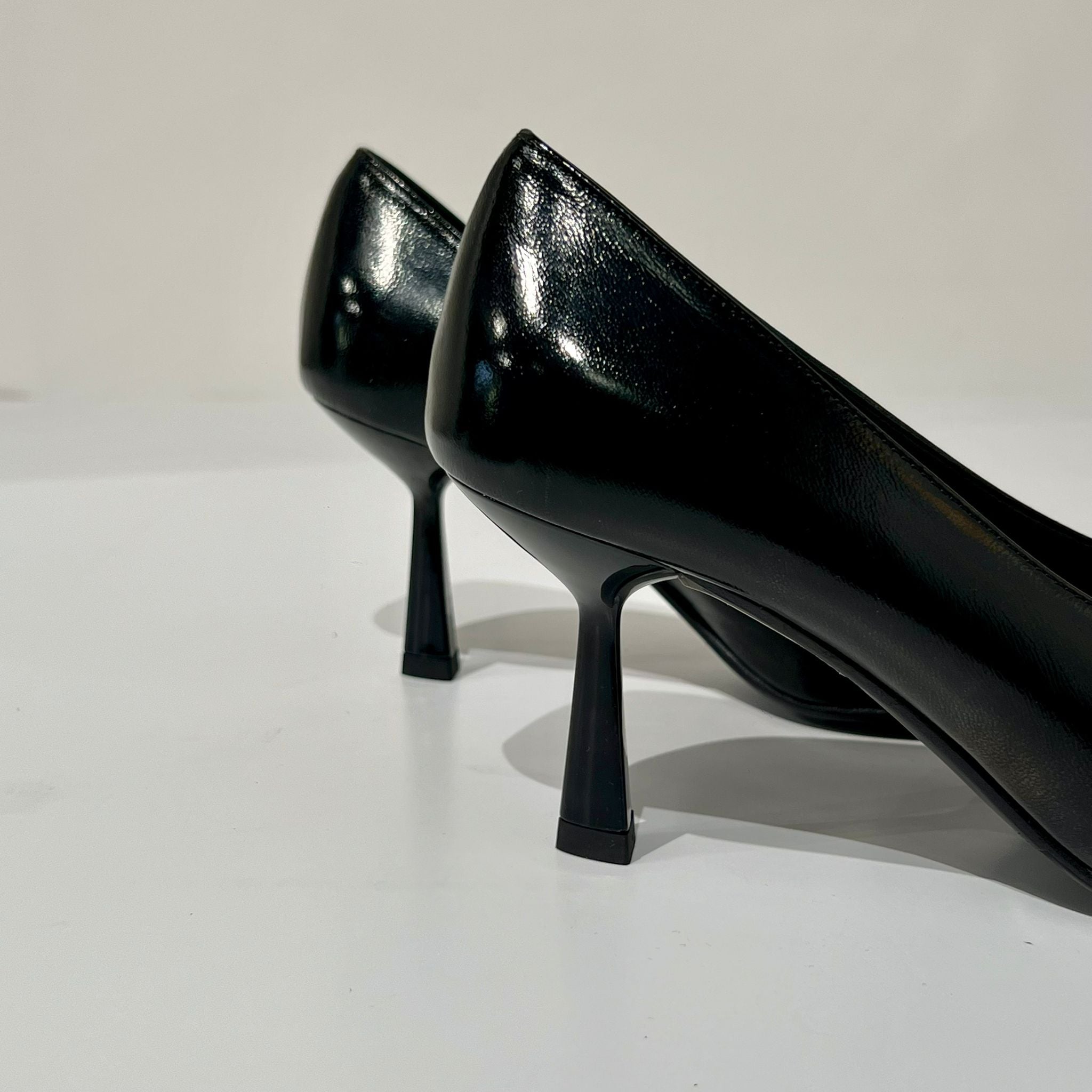 W5-2721 Decolletè Pelle Lucida Nero