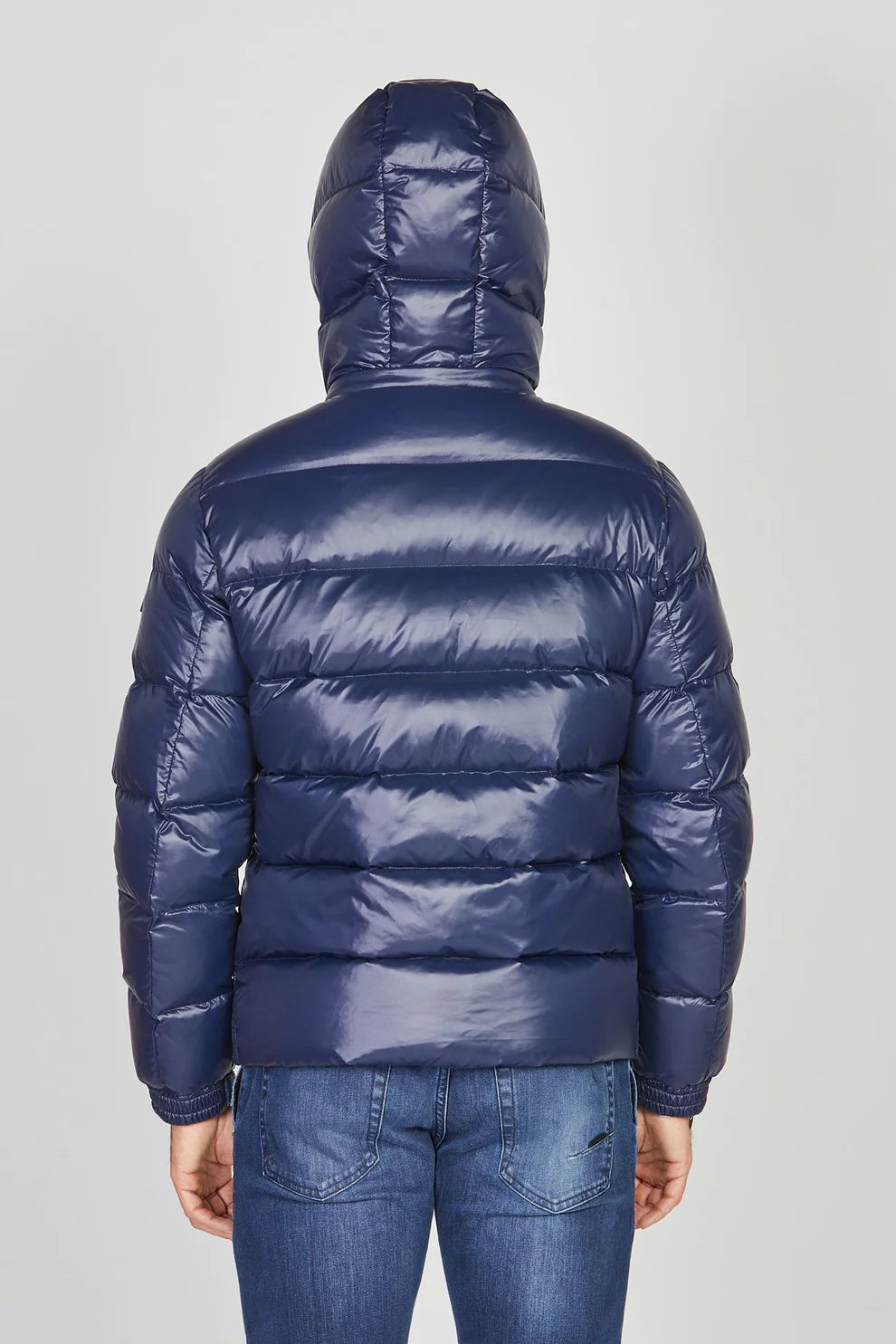 W4-4035 GLACIER Piumino Ultrapuffer Cappuccio Blue Man