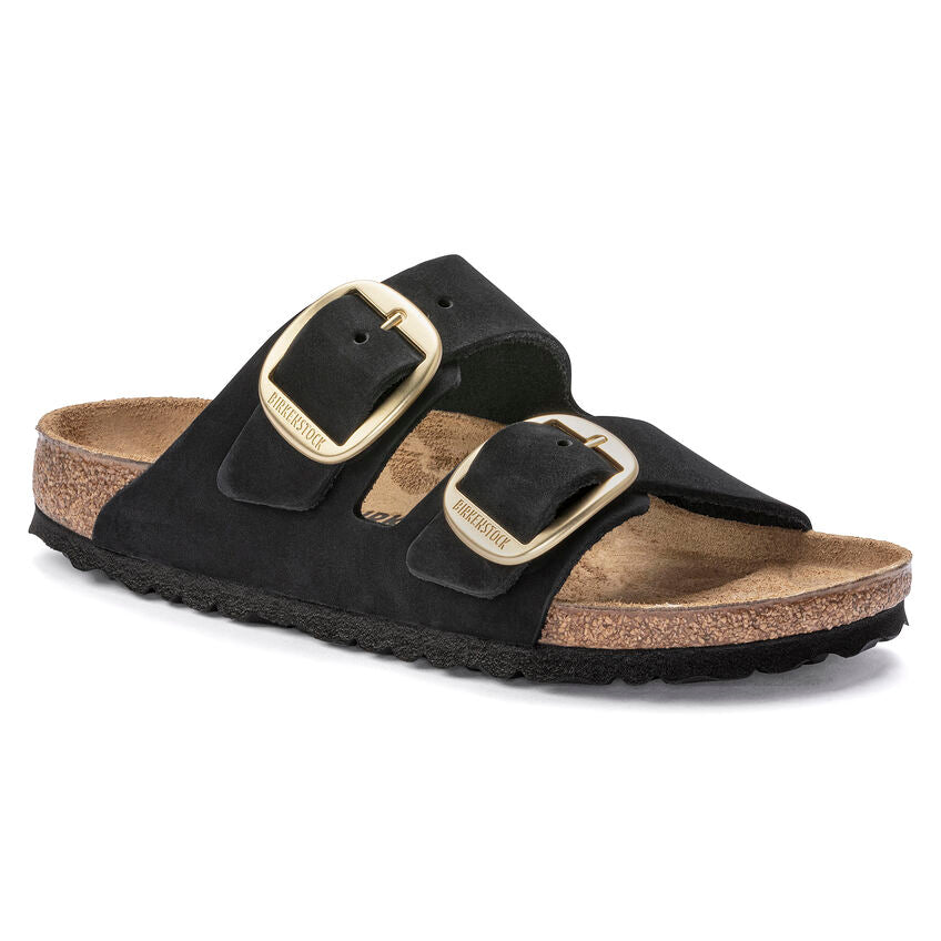1023290 Arizona BigBuckle Black Nabuk Woman
