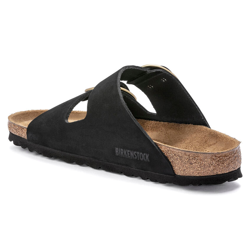 1023290 Arizona BigBuckle Black Nabuk Woman