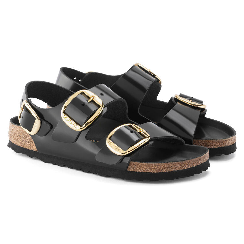 1024211 Milano Big Buckle Shine Black Woman