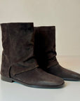W5-9531 Tronchetto Ghetta Velour Tmoro