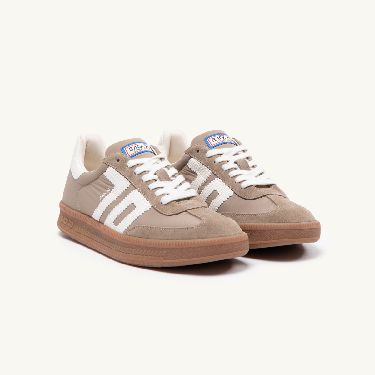 US6-DOUBLE Nylon 103 Taupe Man