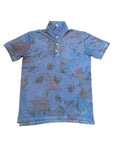 S4-PRESS Polo Stampa All Over Print57 Denim Man