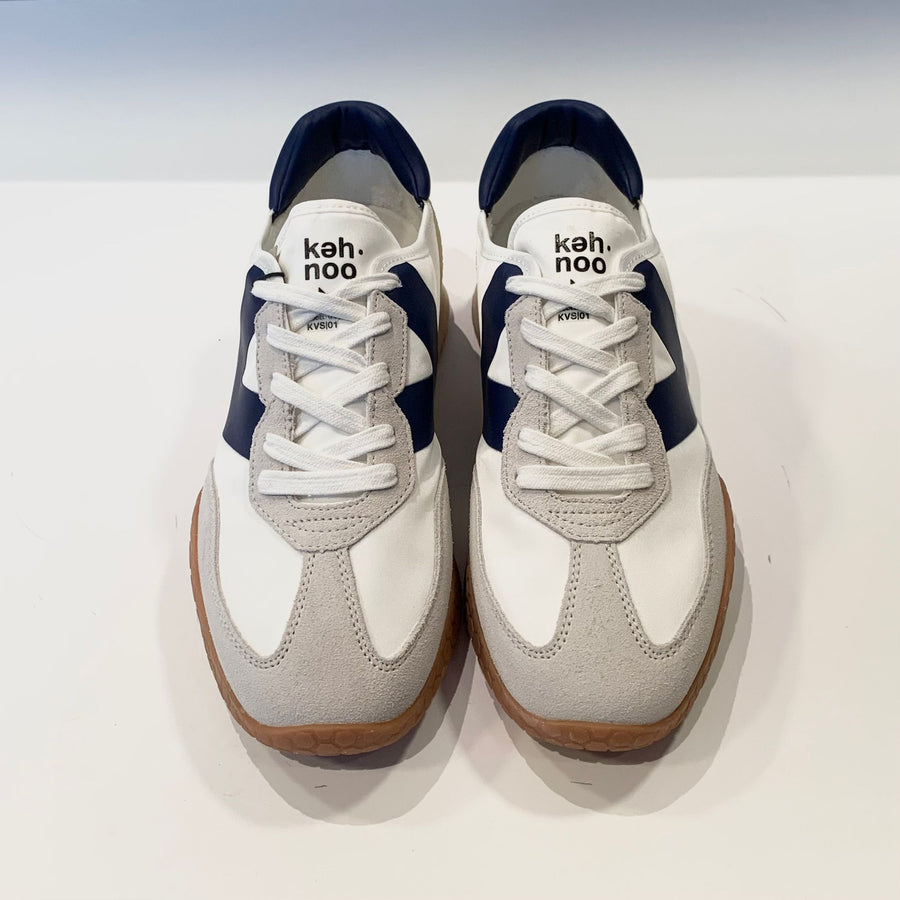 US4-KM9313 Sneaker White/Navy Man