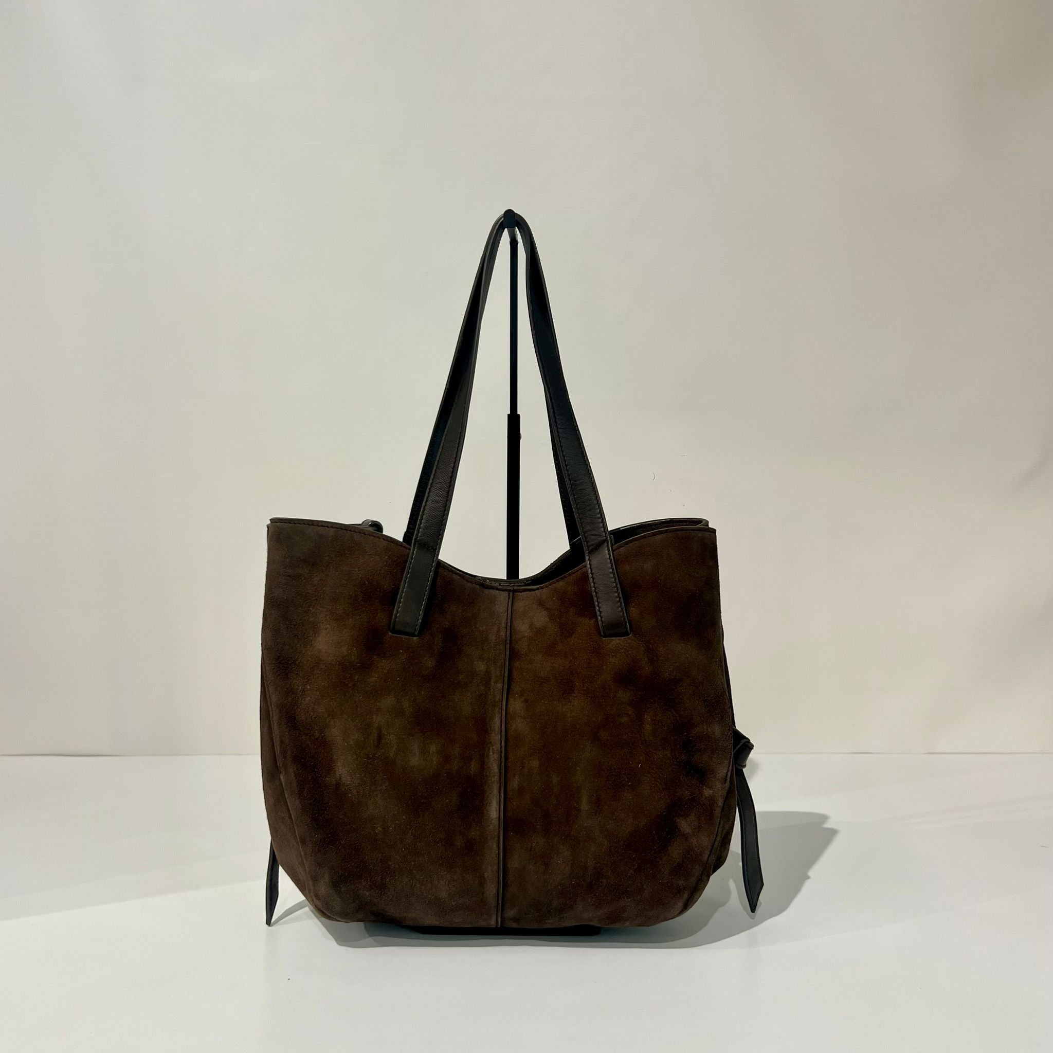 S6-1202 Borsa Shopper  Suede Brown 220