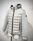 W5-0041 MESH Piumino Ibrido Cappuccio Mastice Man