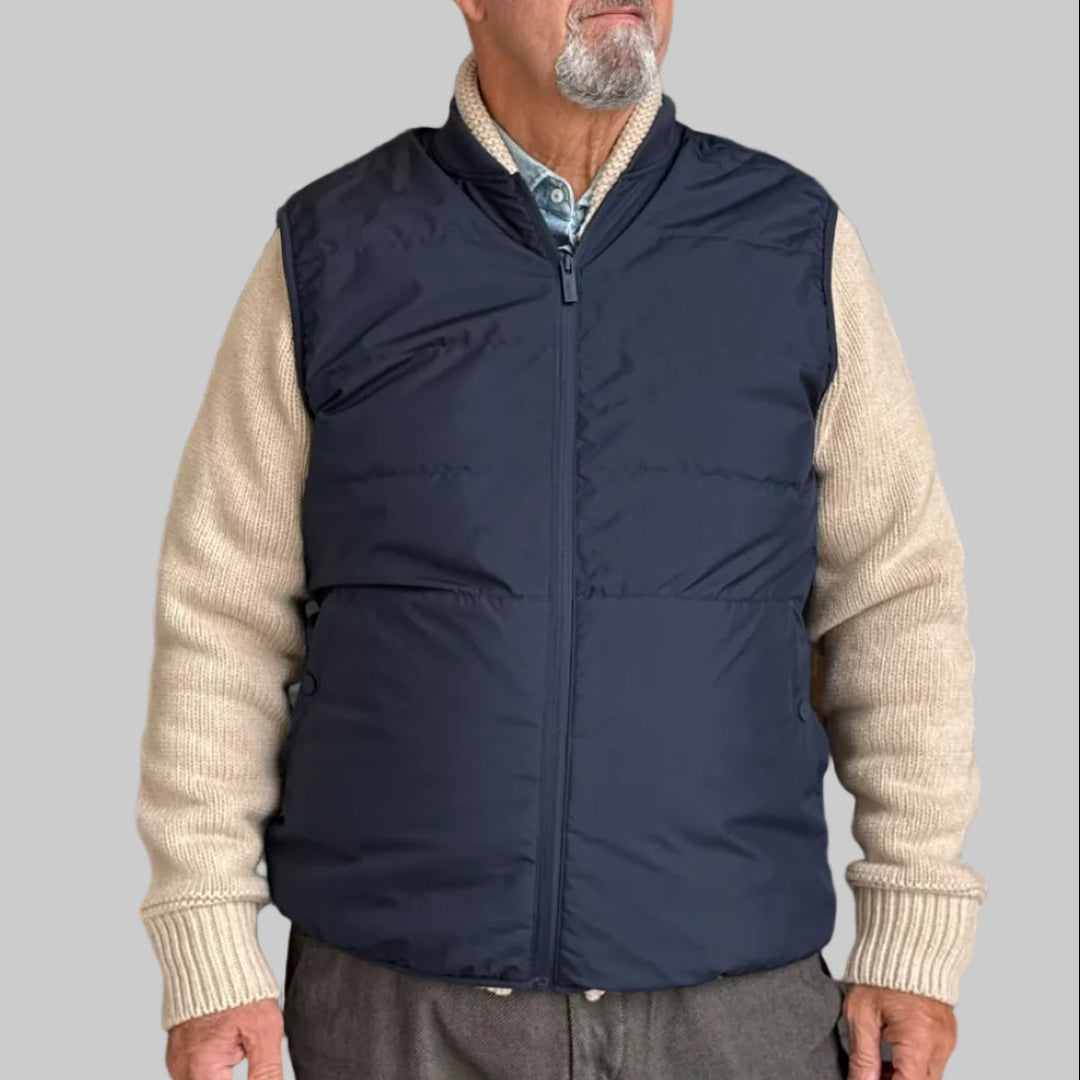W6-0057 Gilet Piuma Blue Man
