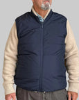 W6-0057 Gilet Piuma Blue Man