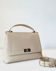 W4-8B0210 Borsa con Patta Beige