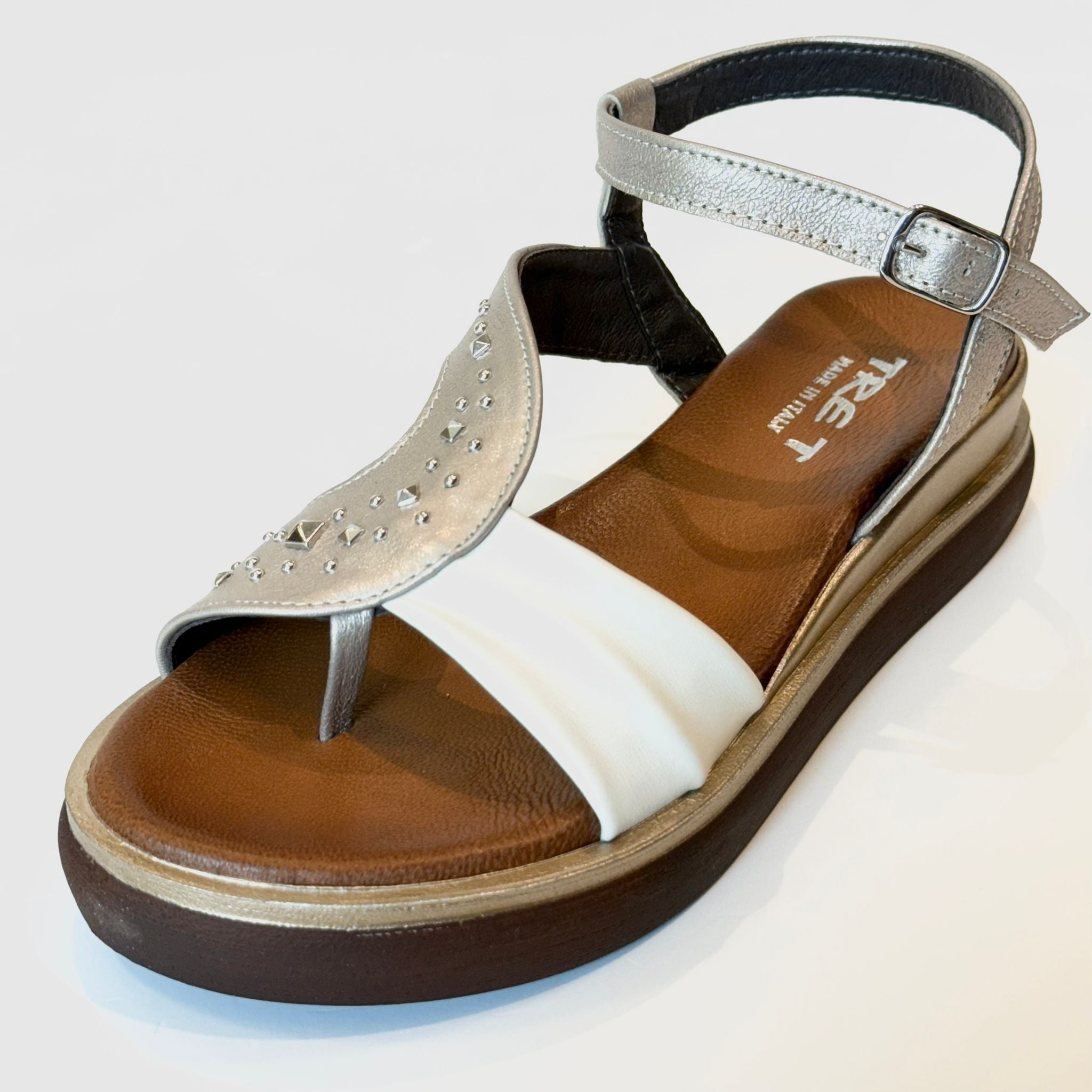 S5-1850 Sandalo Zeppa Malva Latte