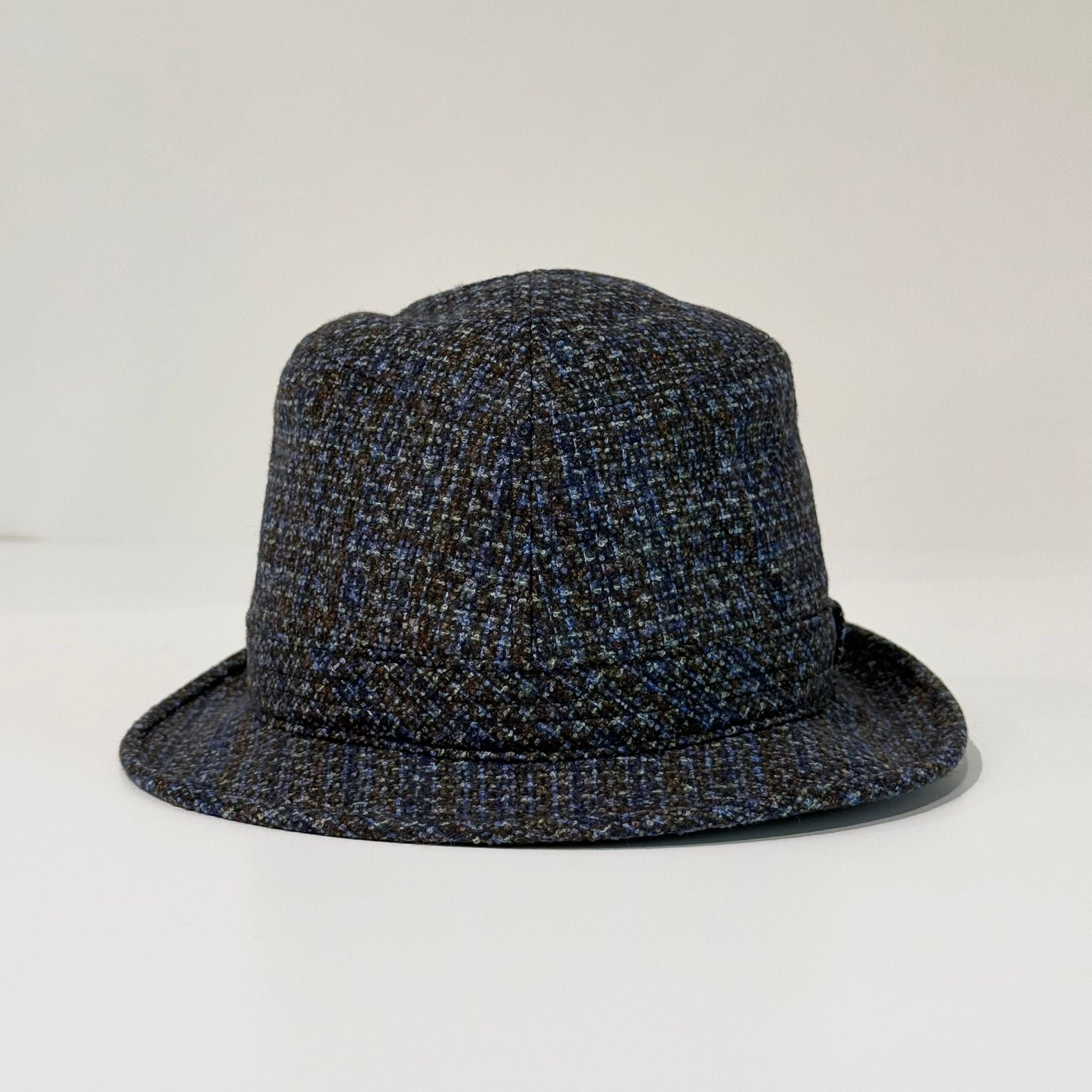 W7-930-945 Cappello Fedora Tesa Piccola Blu