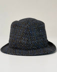 W7-930-945 Cappello Fedora Tesa Piccola Blu