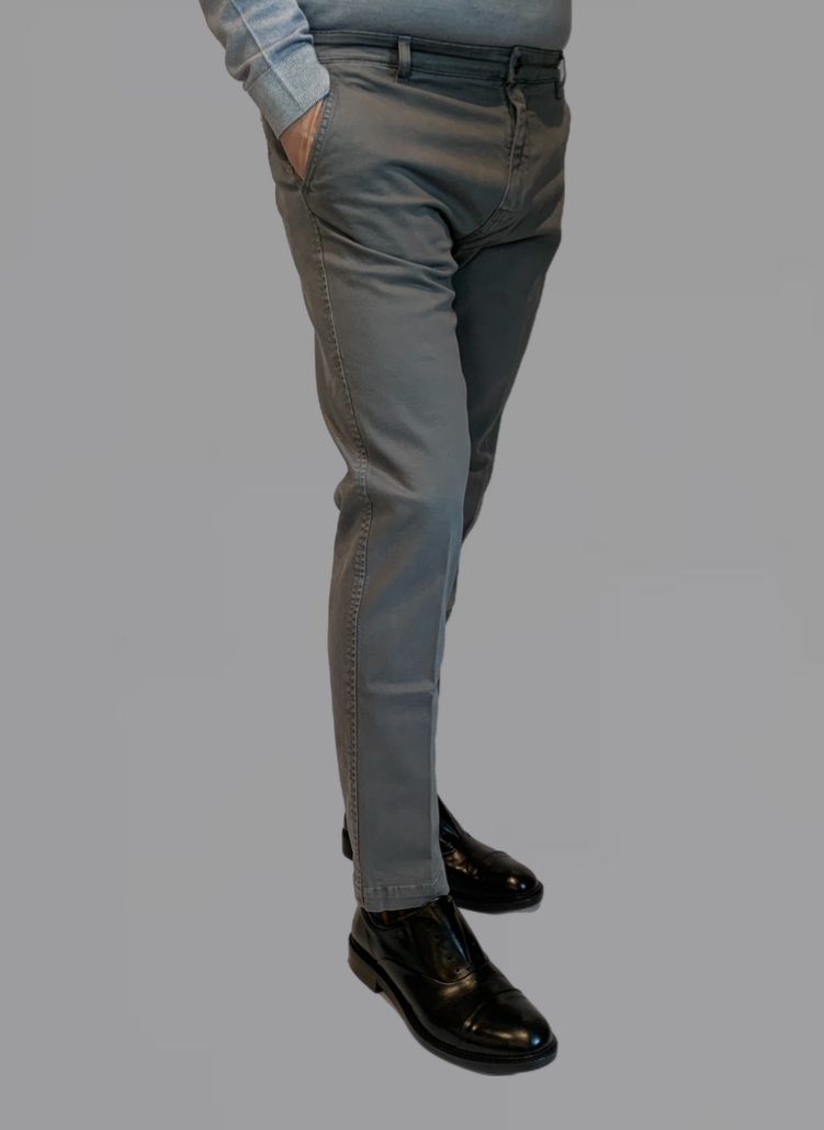 UW4- Pantalone Chino Smart Read Flannel Man