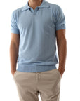 S5-HENRY Polo Celeste Man