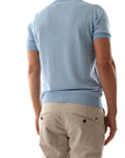 S5-HENRY Polo Celeste Man